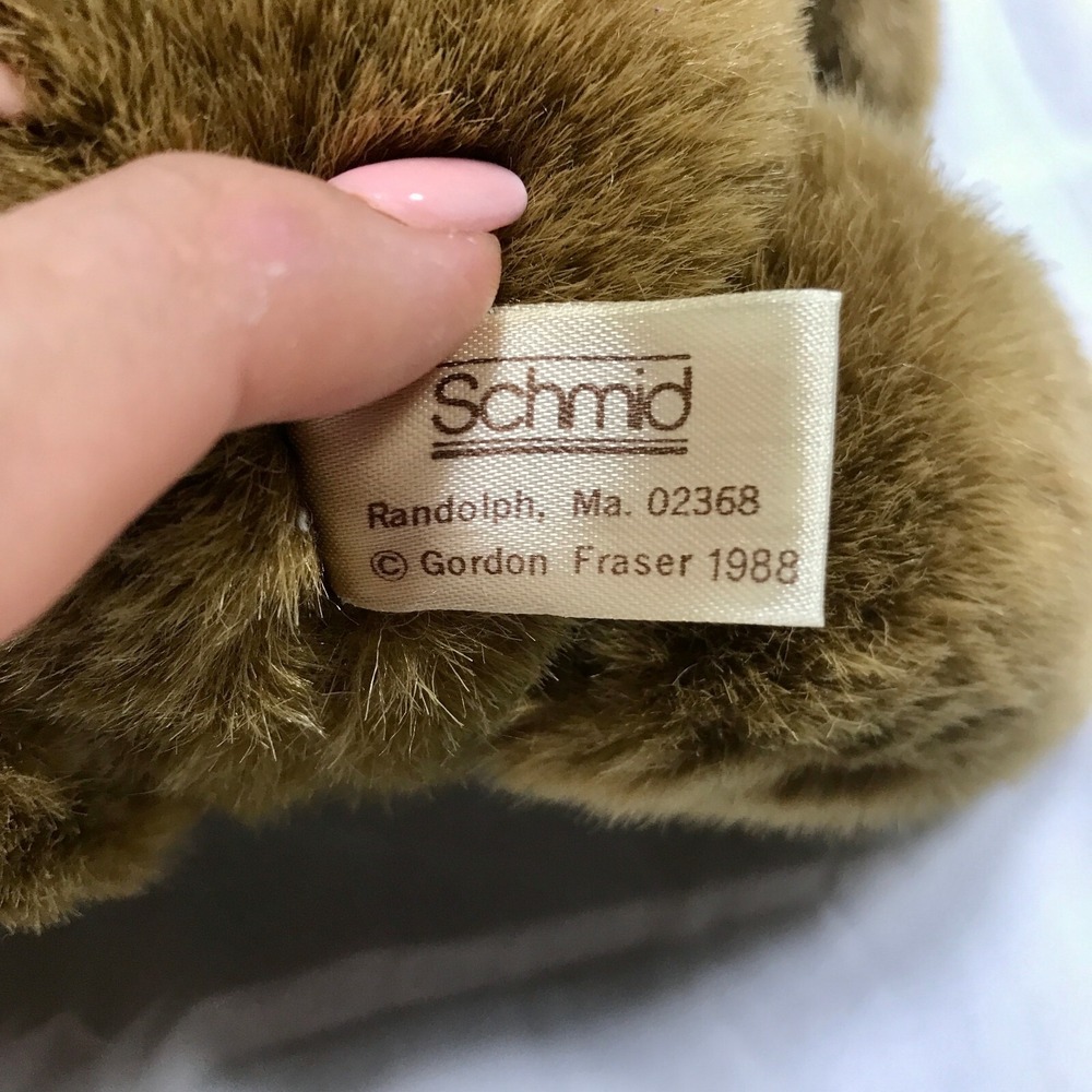 Schmid Plush Jointed Teddy Bear Sheriff Vintage 1988 Gordon Fraser - Picture 4 of 6